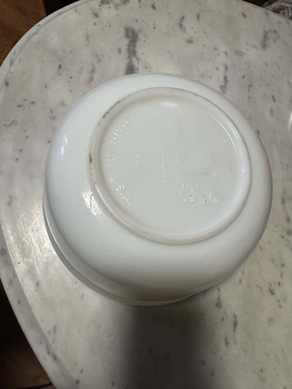 Pyrex Hamilton Beach Mixing Bowl 28 White Milk Glass USA